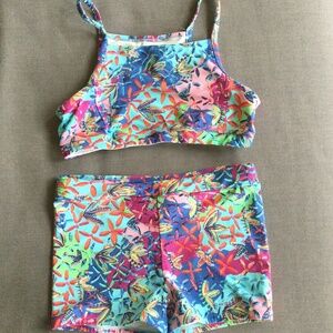 Garnet Hill kids swimsuit NWOT